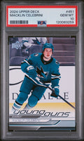 2024 Upper Deck #451 Macklin Celebrini PSA 10