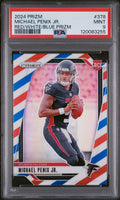 2024 Panini Prizm #378 Michael Penix Jr. Red/White/Blue Prizm PSA 9