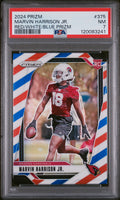 2024 Panini Prizm #375 Marvin Harrison Jr. Red/White/Blue Prizm PSA 7