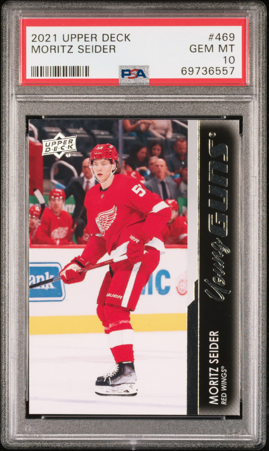 2021-2022 Upper Deck #469 Moritz Seider PSA 10