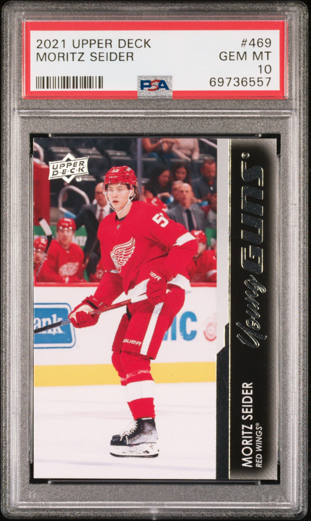 2021-2022 Upper Deck #469 Moritz Seider PSA 10