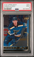 2018 Upper Deck #241 Jordan Kyrou Silver Foil PSA 9