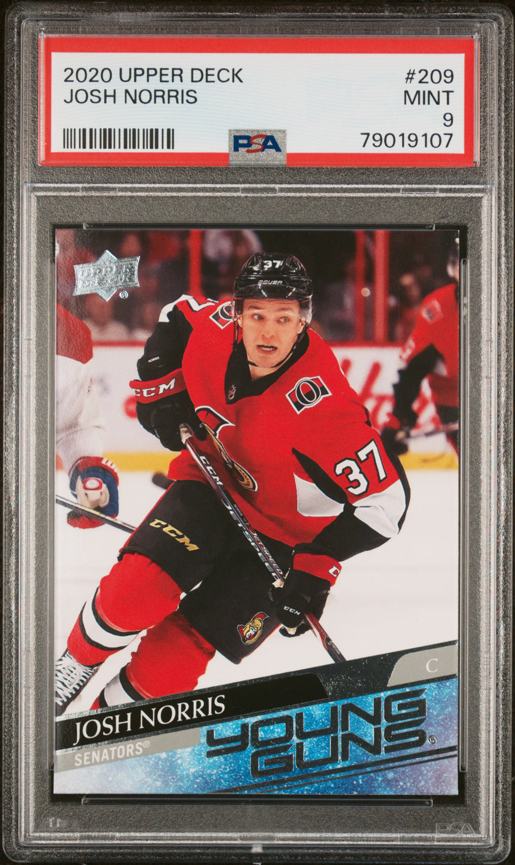 2020 Upper Deck #209 Josh Norris PSA 9