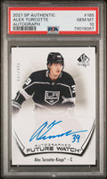 2021 Sp Authentic #165 Alex Turcotte Autograph PSA 10
