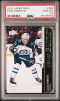 2021-2022 Upper Deck #466 Cole Perfetti PSA 10