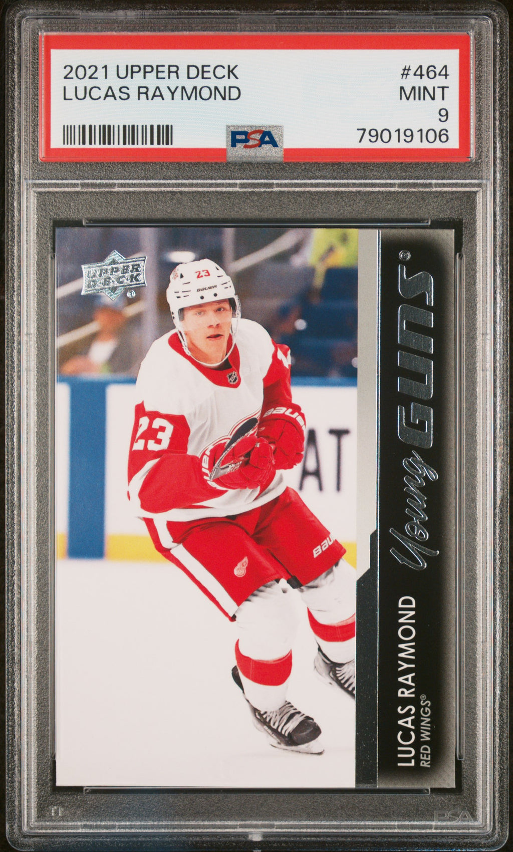 2021-2022 Upper Deck #464 Lucas Raymond PSA 9