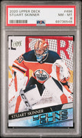 2020 Upper Deck #496 Stuart Skinner PSA 8
