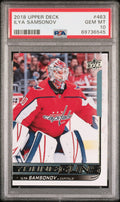 2018 Upper Deck #463 Ilya Samsonov PSA 10