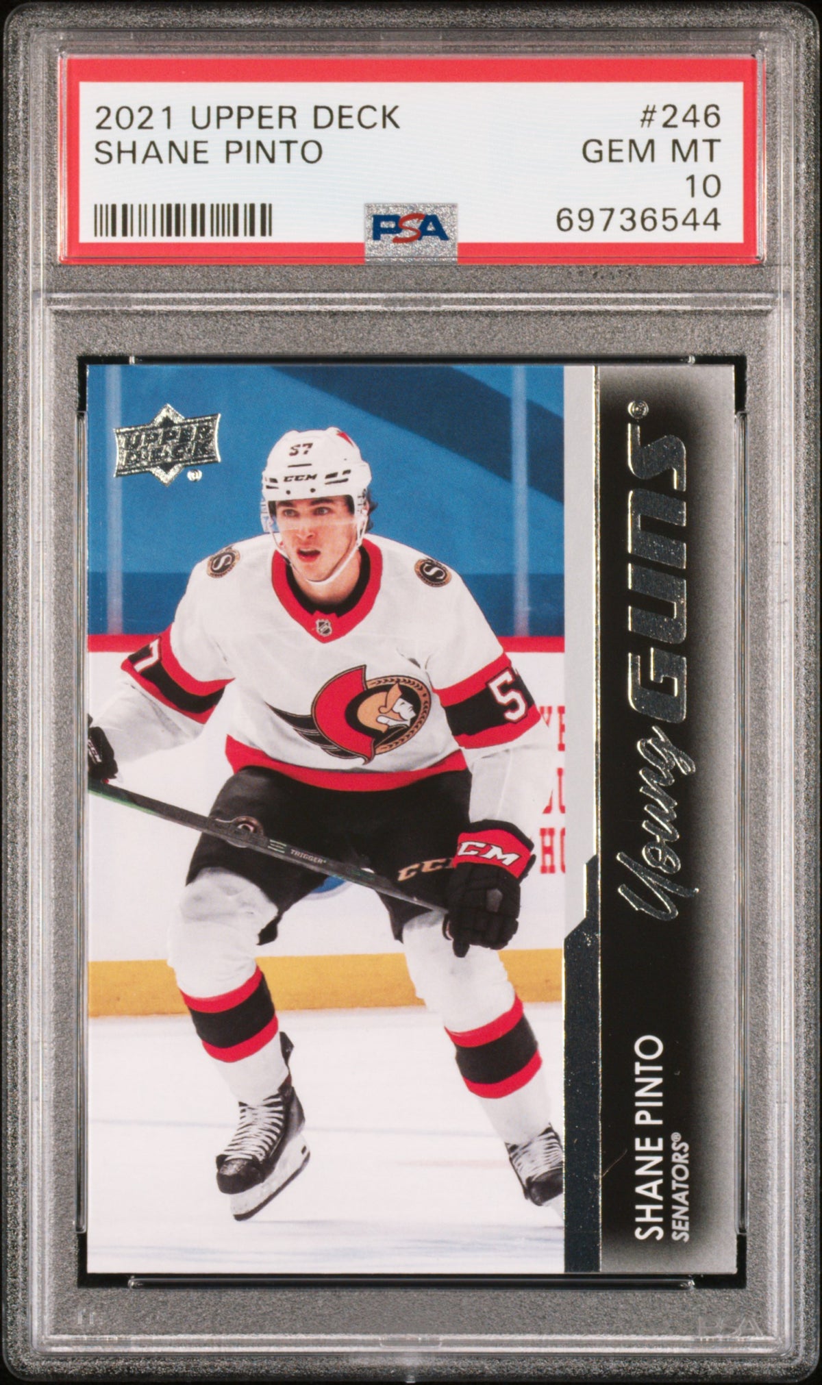 2021-2022 Upper Deck #246 Shane Pinto PSA 10