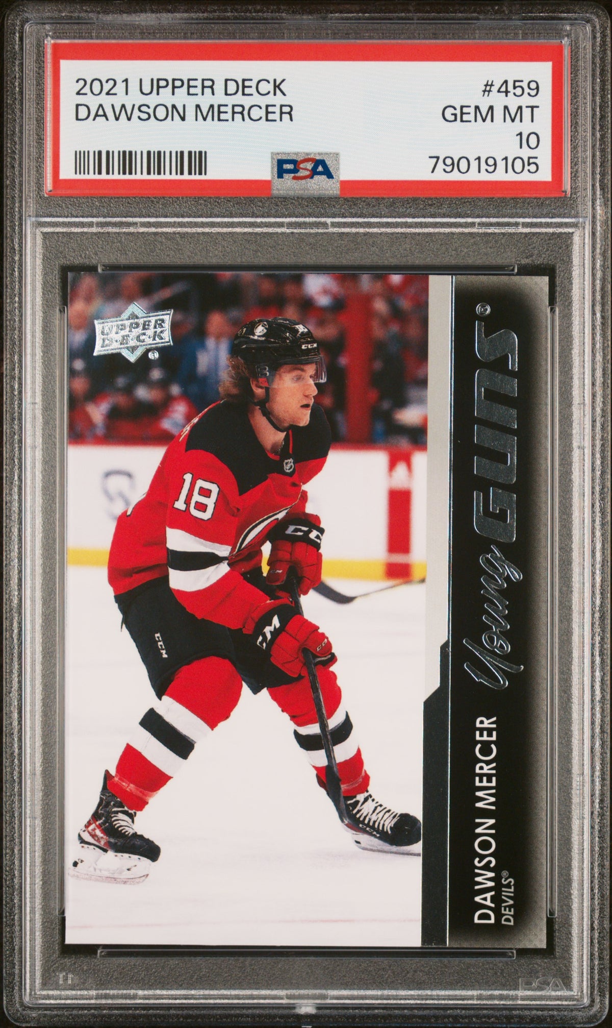2021-2022 Upper Deck #459 Dawson Mercer PSA 10