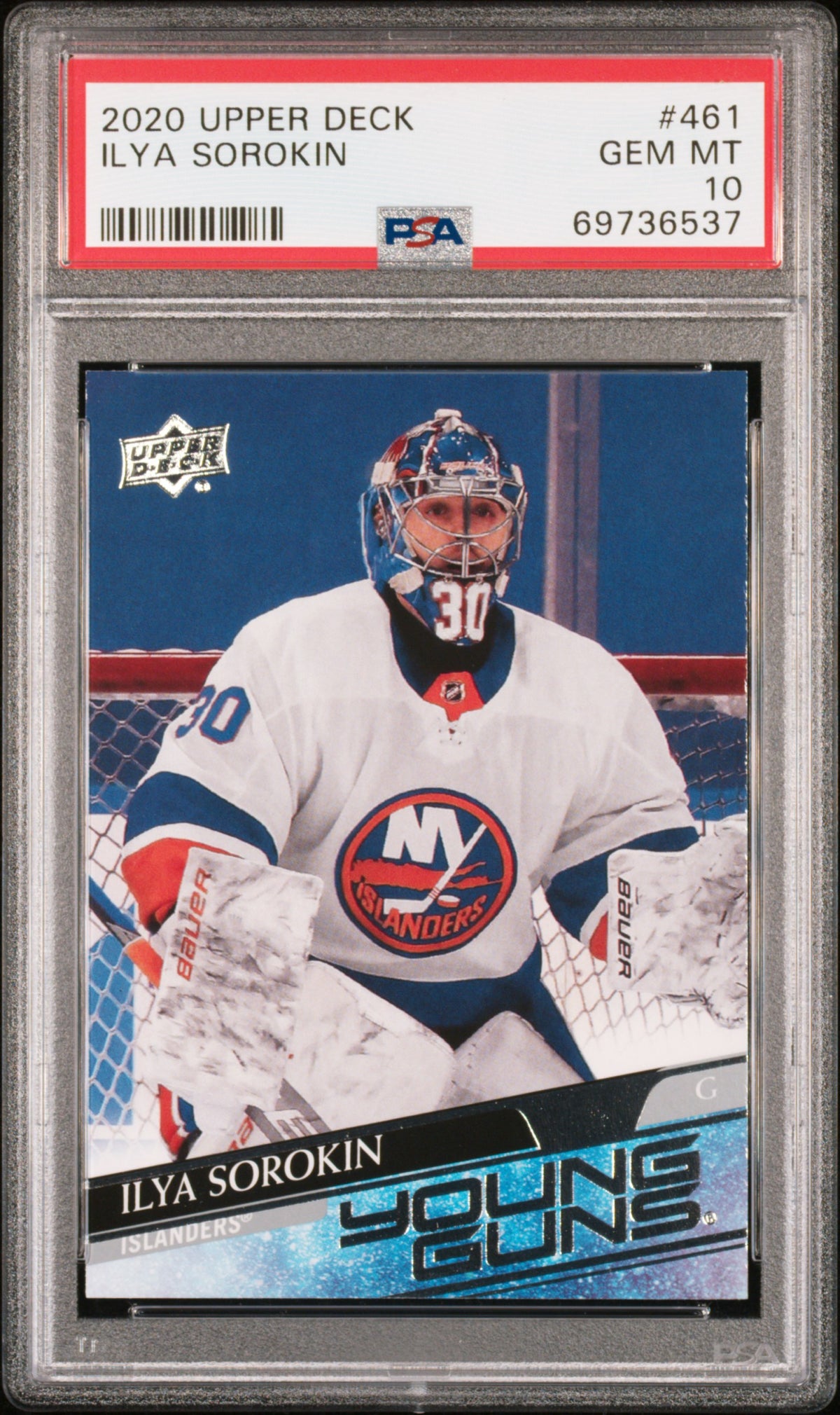 2020 Upper Deck #461 Ilya Sorokin PSA 10