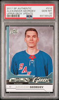 2017 SPA Upper Deck Update #514 Alexandar Georgiev Young Guns PSA 10