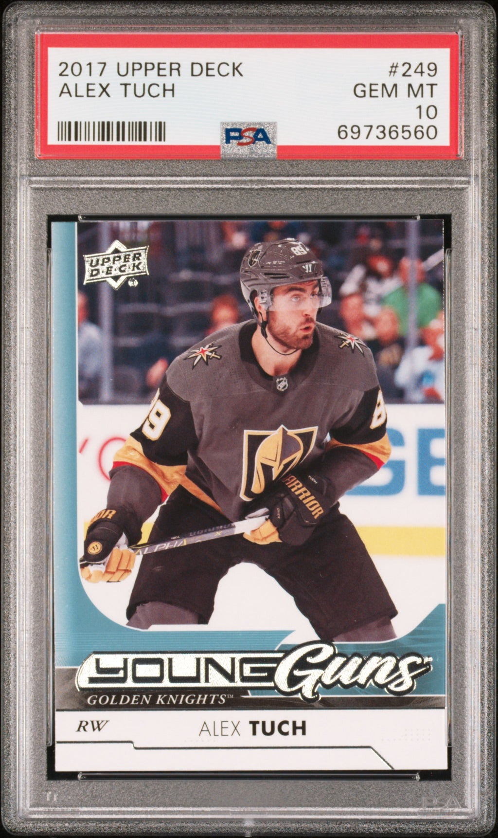 2017 Upper Deck #249 Alex Tuch PSA 10