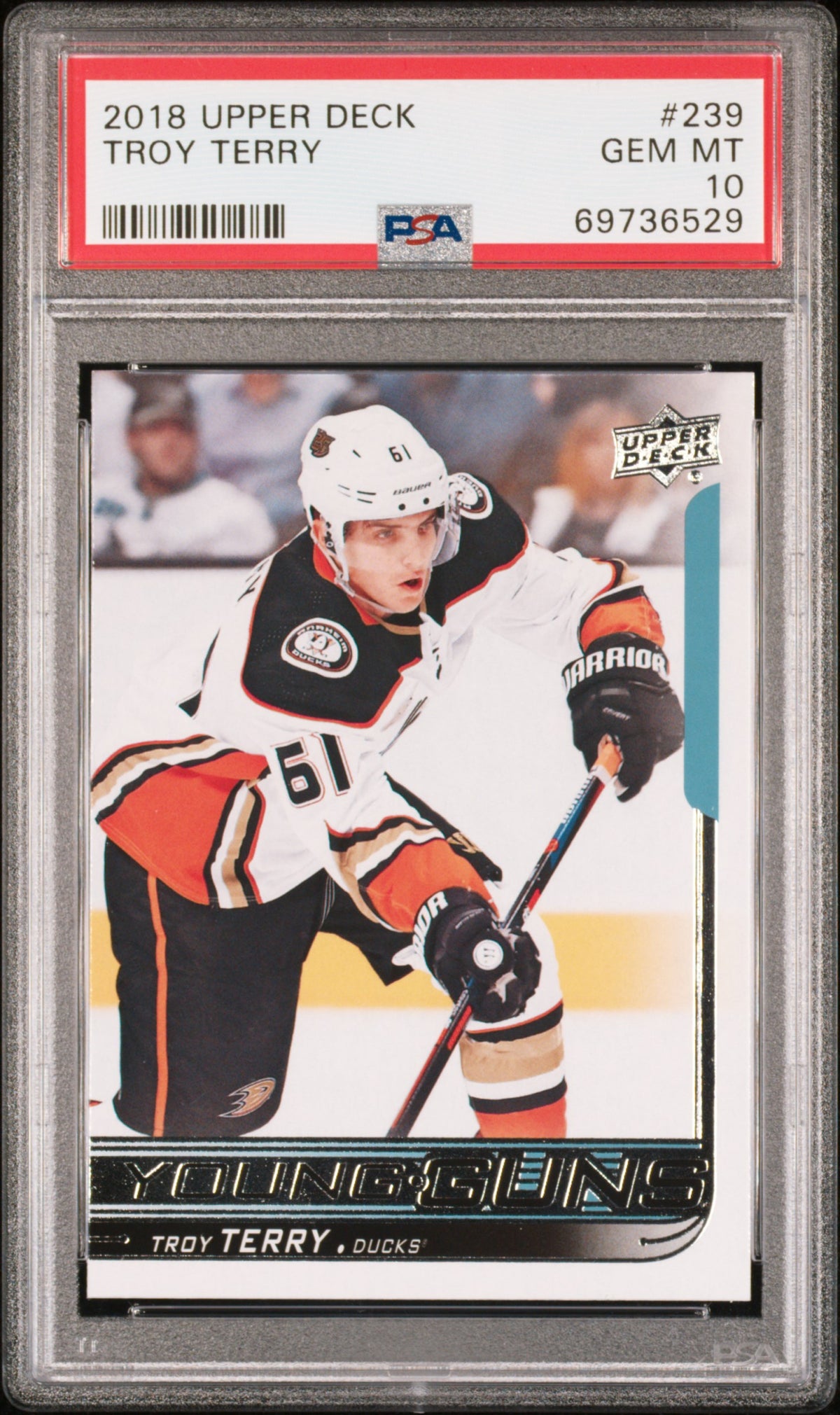 2018 Upper Deck #239 Troy Terry PSA 10