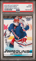 2019 Sp Authentic Upper Deck Update #528 Igor Shesterkin Upper Deck Update PSA 8