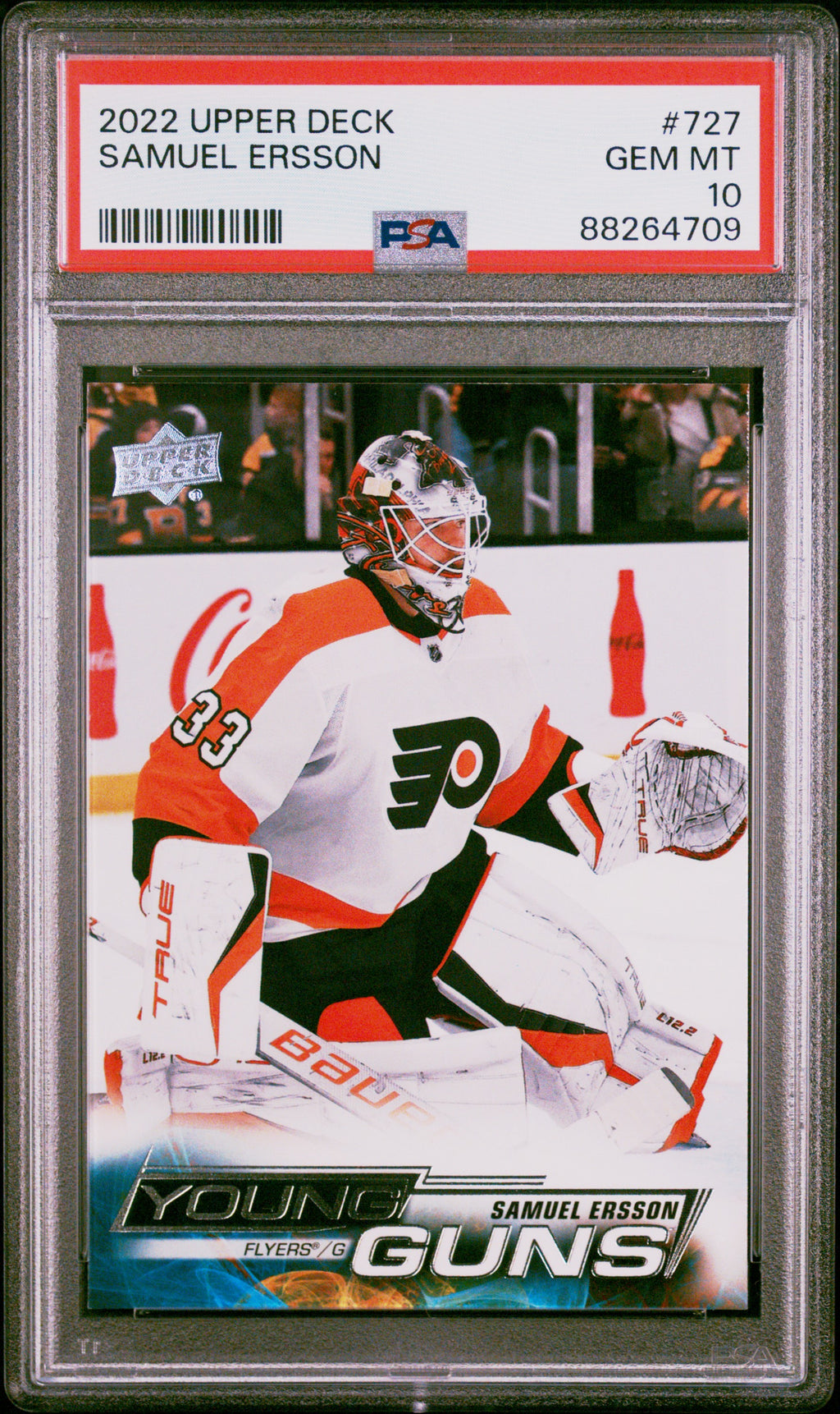 2022 Upper Deck #727 Samuel Ersson PSA 10