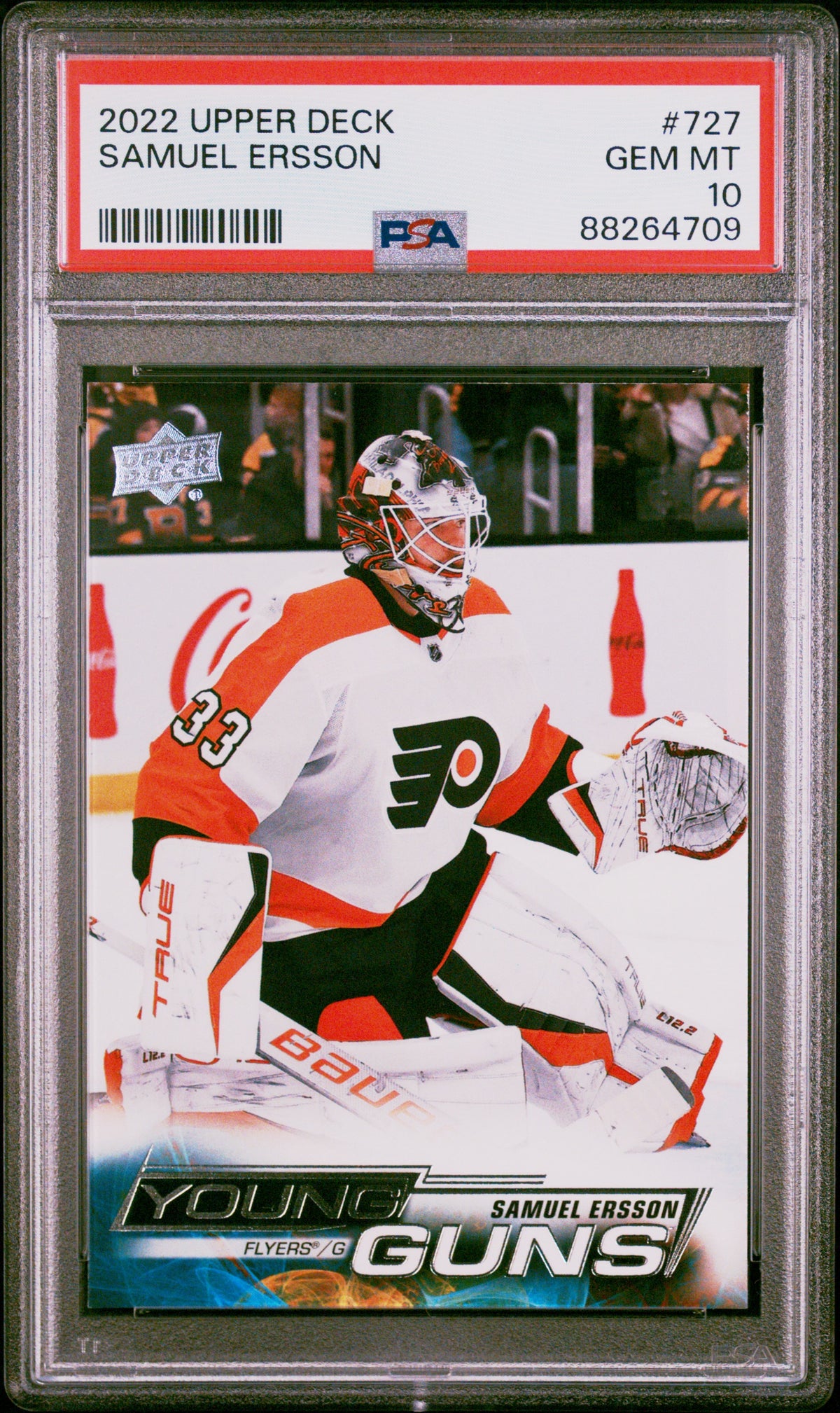 2022 Upper Deck #727 Samuel Ersson PSA 10