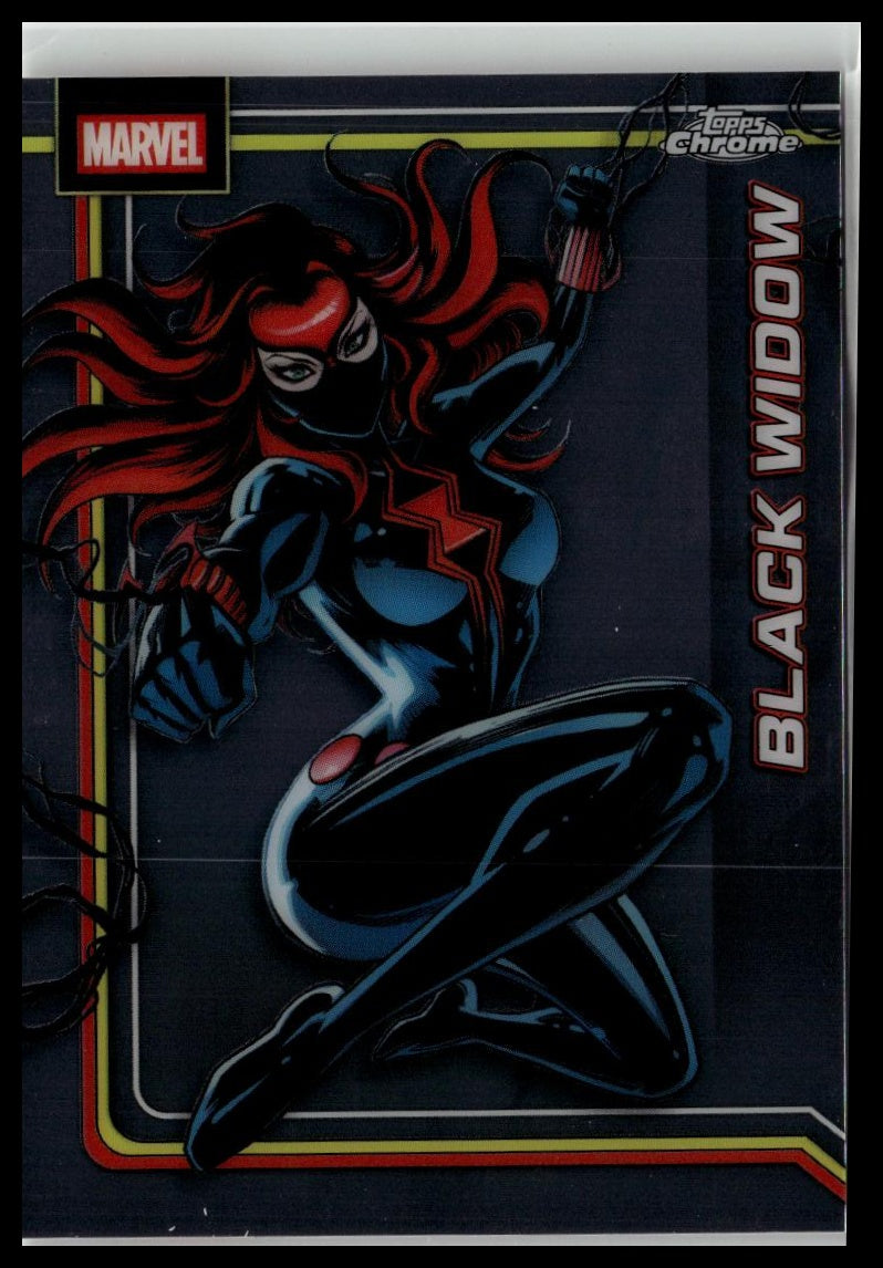 2026 Topps Chrome Marvel Comics #16 Black Widow