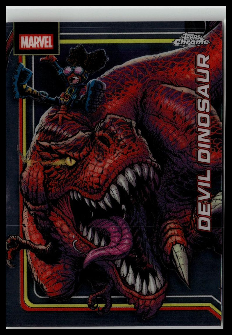 2026 Topps Chrome Marvel Comics #110 Devil Dinosaur
