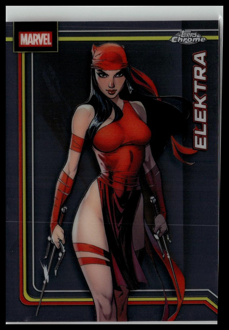 2026 Topps Chrome Marvel Comics #116 Elektra