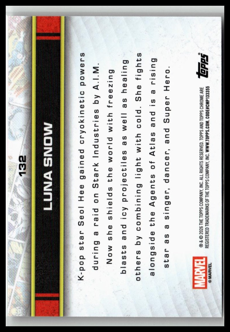 2026 Topps Chrome Marvel Comics #132 Luna Snow