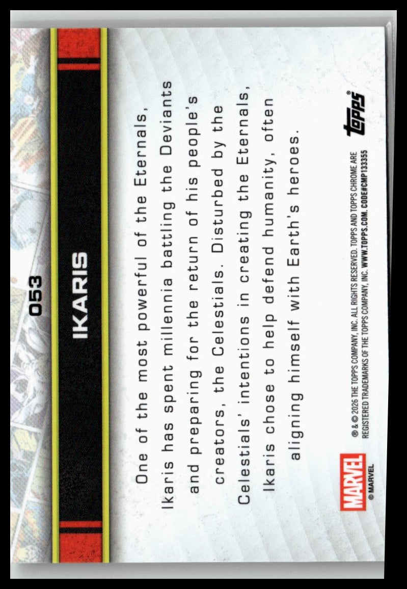 2026 Topps Chrome Marvel Comics #53 Ikaris