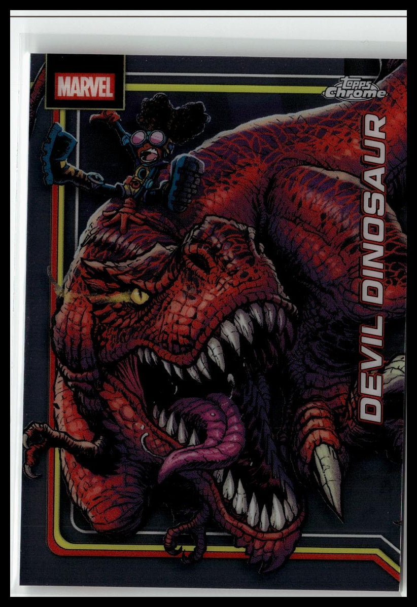 2026 Topps Chrome Marvel Comics #110 Devil Dinosaur