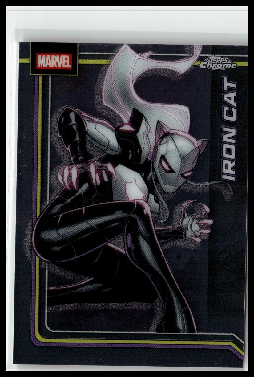 2026 Topps Chrome Marvel Comics #127 Iron Cat