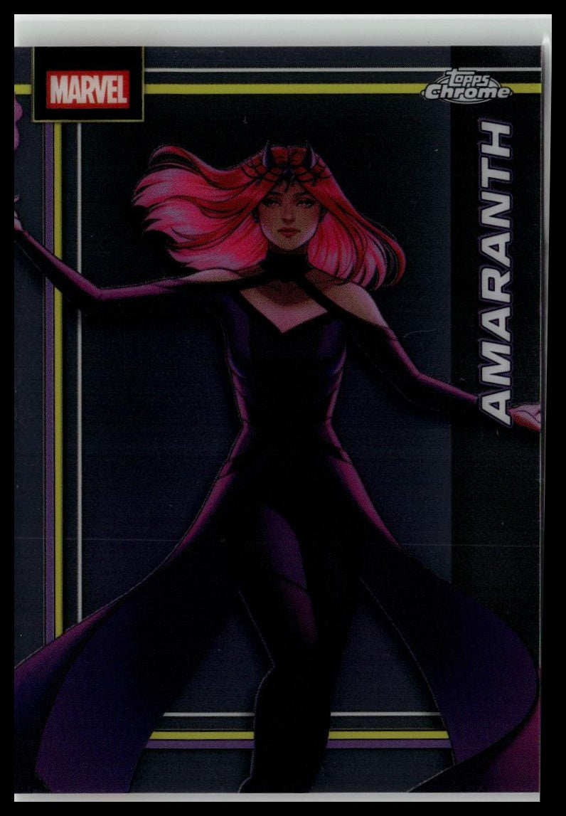 2026 Topps Chrome Marvel Comics #4 Amaranth