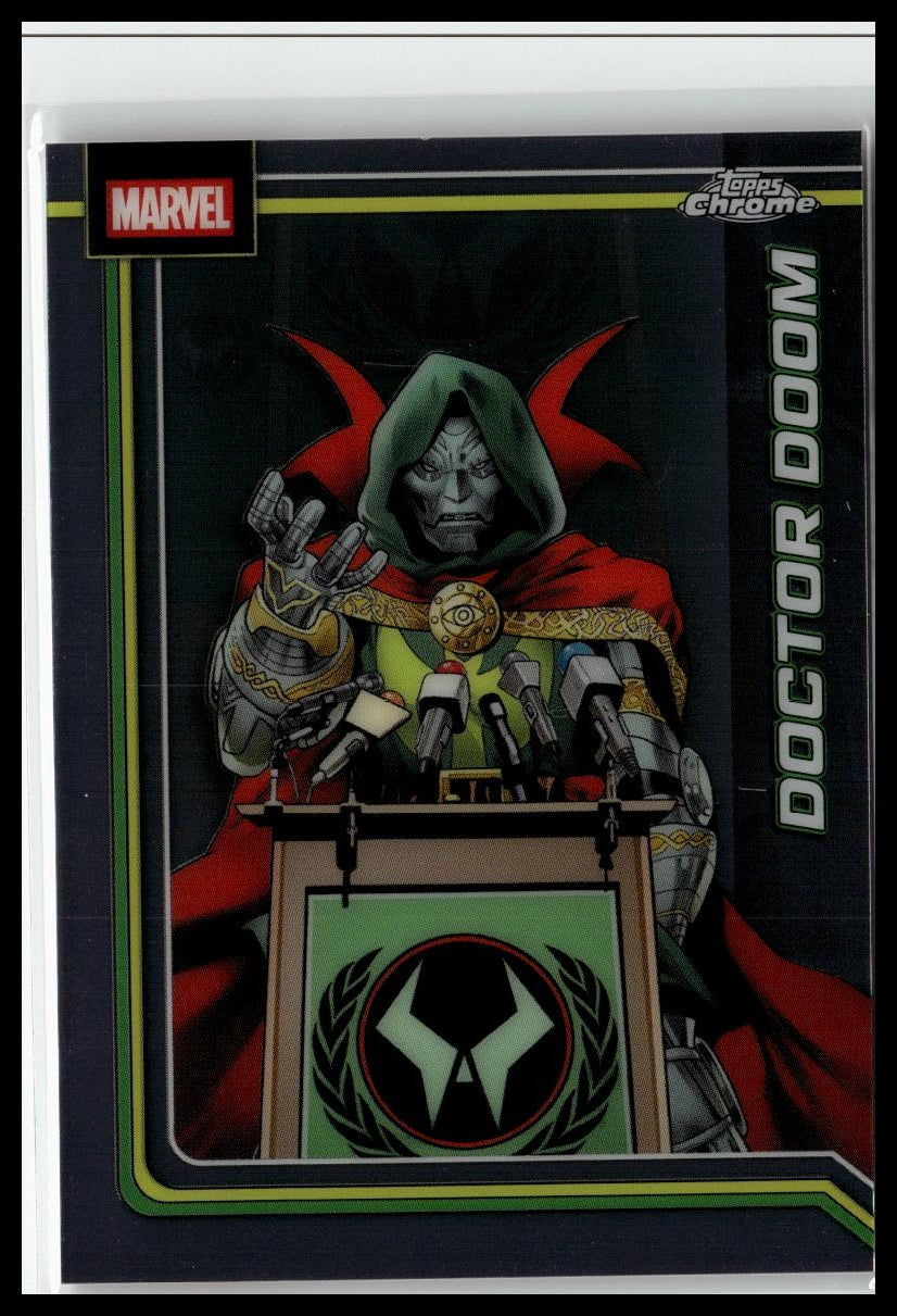 2026 Topps Chrome Marvel Comics #28 Doctor Doom