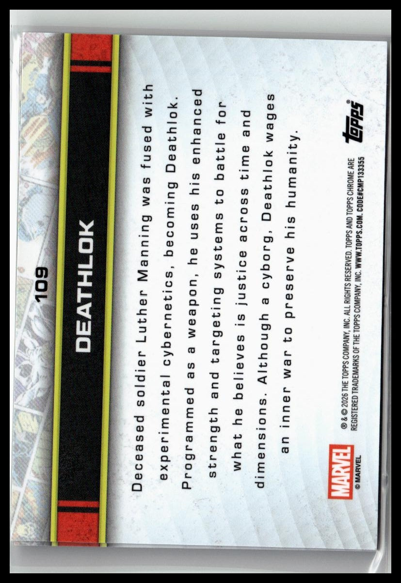2026 Topps Chrome Marvel Comics #181 Toxin