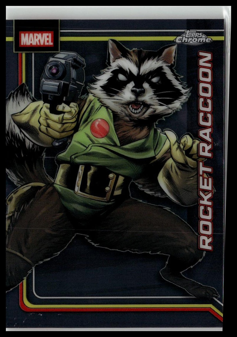 2026 Topps Chrome Marvel Comics #98 Rocket Raccoon