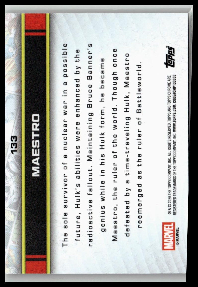 2026 Topps Chrome Marvel Comics #133 Maestro
