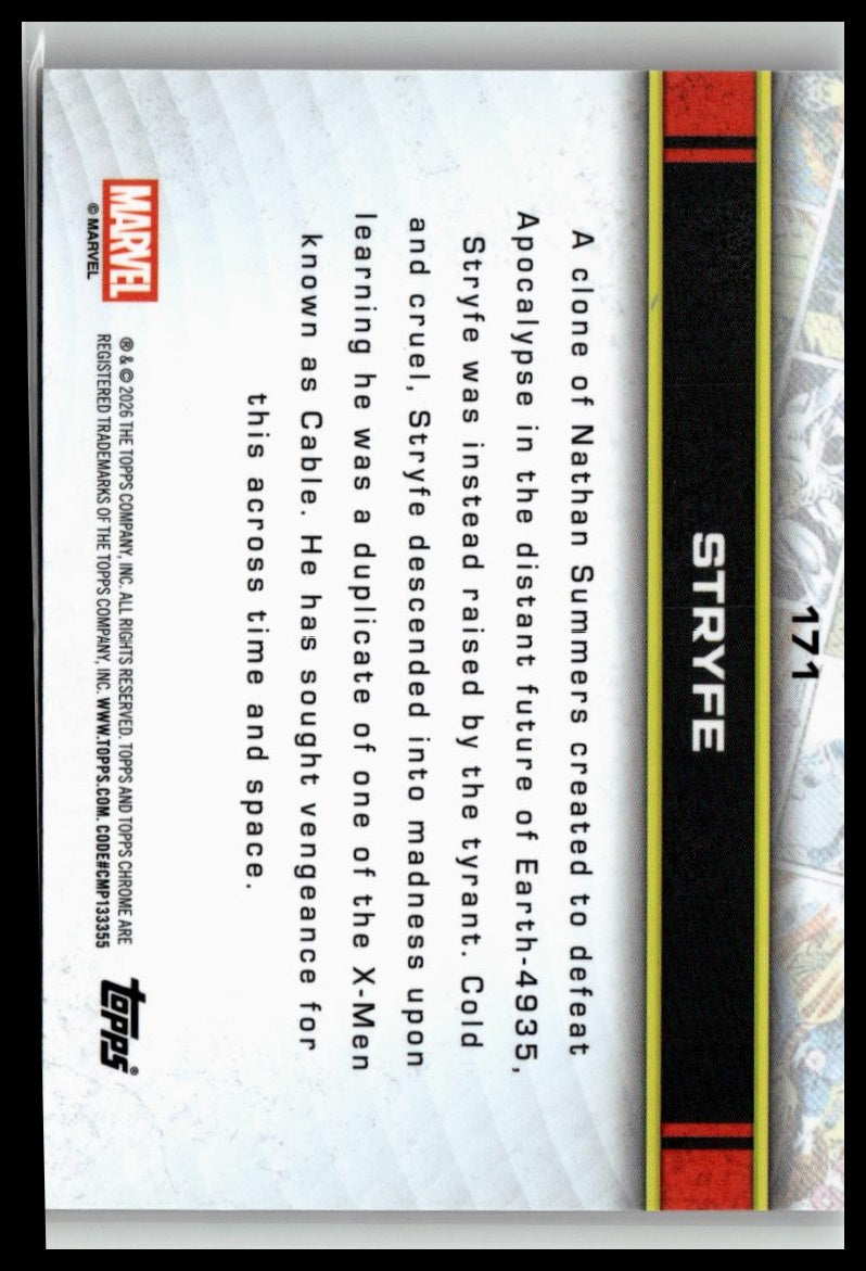 2026 Topps Chrome Marvel Comics #171 Stryfe