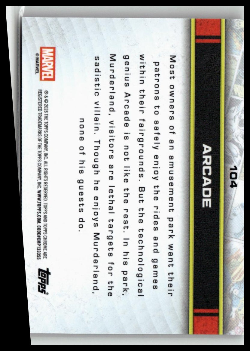 2022 Upper Deck Marvel Beginnings Volume 2, Series 1 #80 Arcade