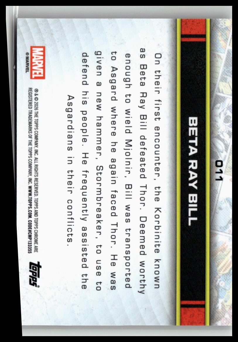 2026 Topps Chrome Marvel Comics #11 Beta Ray Bill