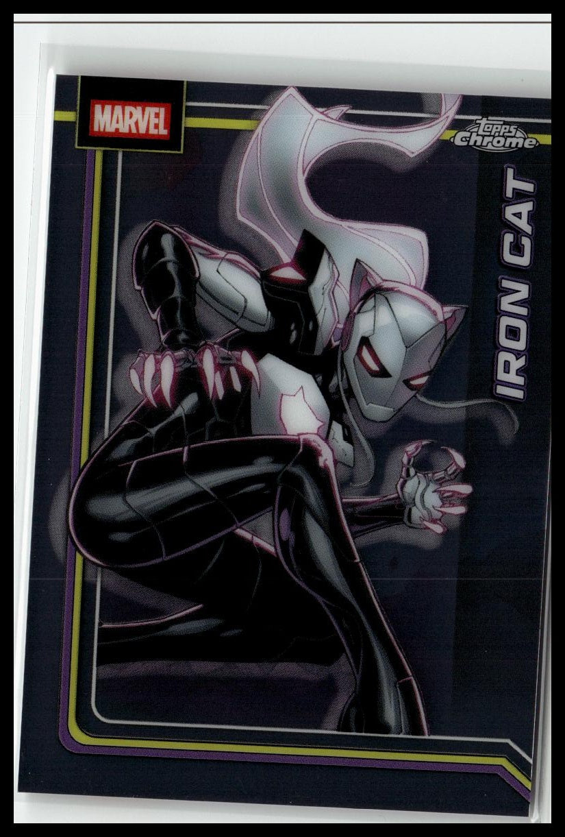 2026 Topps Chrome Marvel Comics #127 Iron Cat