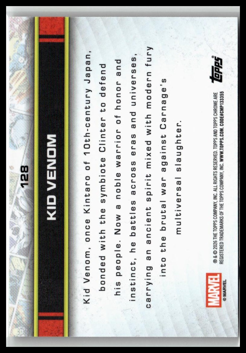 2026 Topps Chrome Marvel Comics #128 Kid Venom