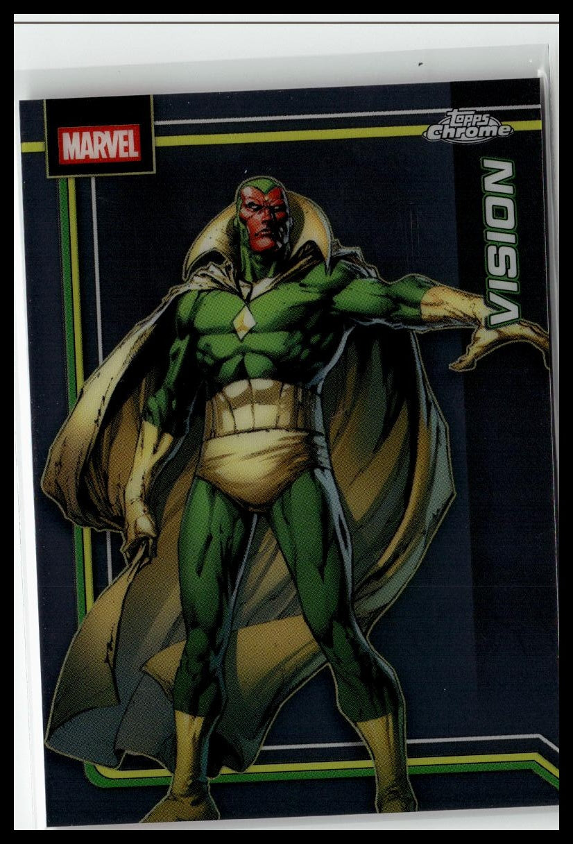 2026 Topps Chrome Marvel Comics #190 Vision
