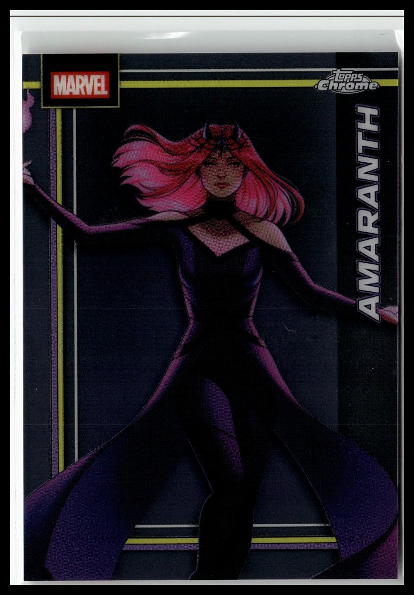 2026 Topps Chrome Marvel Comics #4 Amaranth