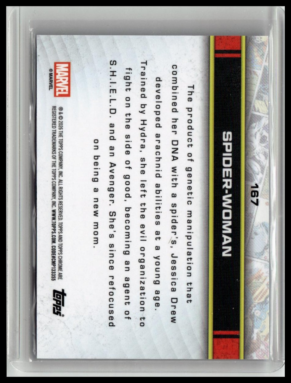 2026 Topps Chrome Marvel Comics Sapphire #167 Spider-Woman