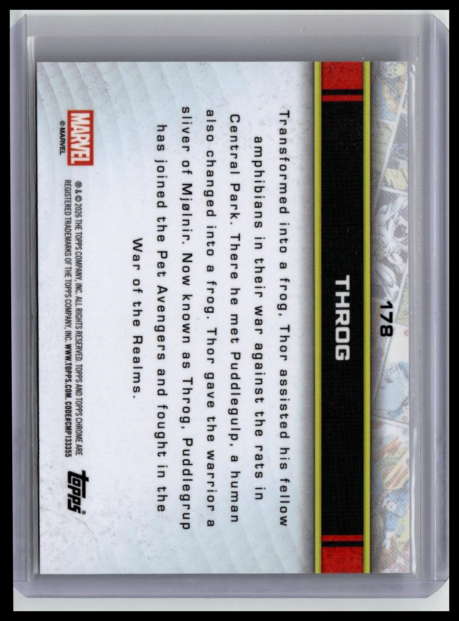 2026 Topps Chrome Marvel Comics #178 Throg