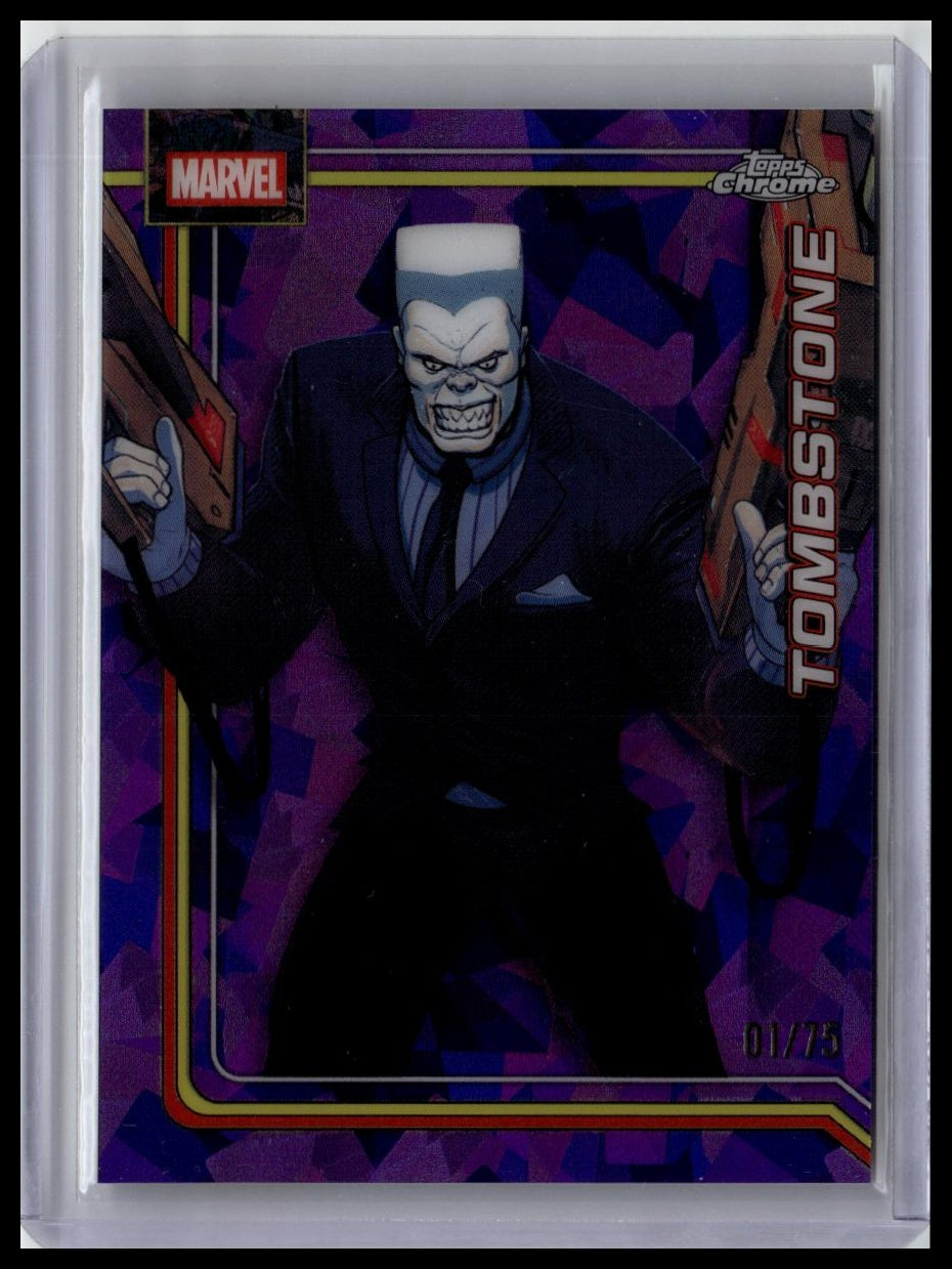 2026 Topps Chrome Marvel Comics Sapphire #180 Tombstone