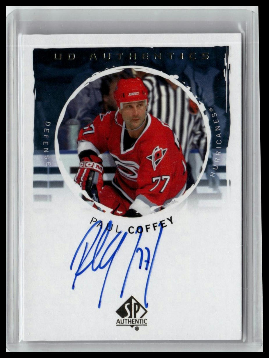 2024-25 SP Authentic #UDA-PC Paul Coffey UD Authentics Auto