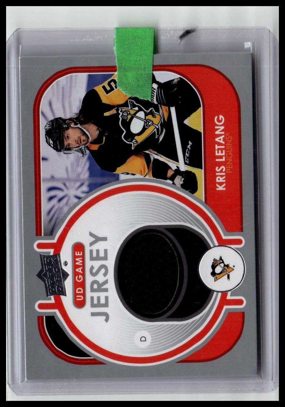 2021-22 Upper Deck #GJ-KL Kris Letang UD Game Jersey