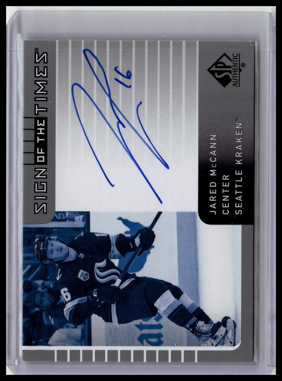 2021-22 SP Authentic #SOTT1-MC Jared McCann 2001-02 Retro Sign of the Times