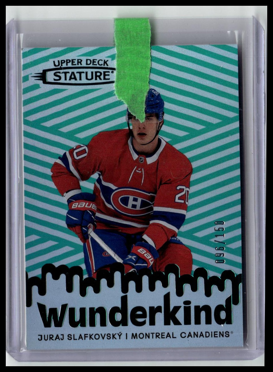 2022-23 Upper Deck Stature #W-37 Bobby Brink Wunderkind Auto