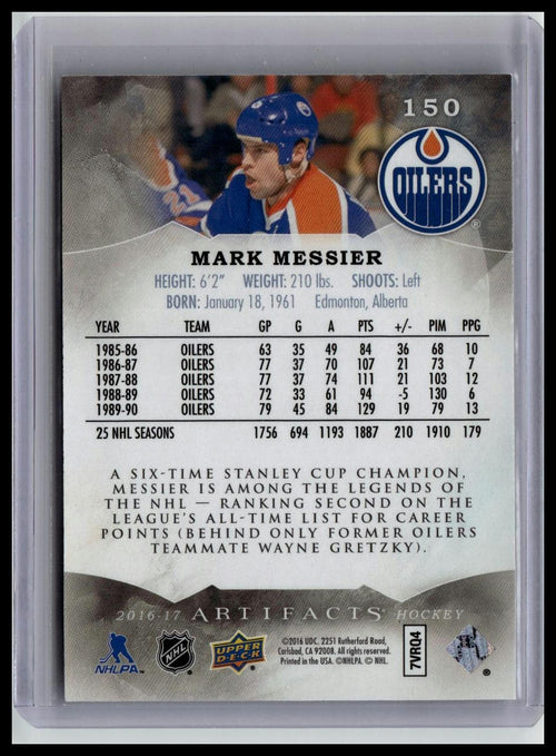 2016-17 Upper Deck Artifacts #150 Mark Messier Ruby #/299