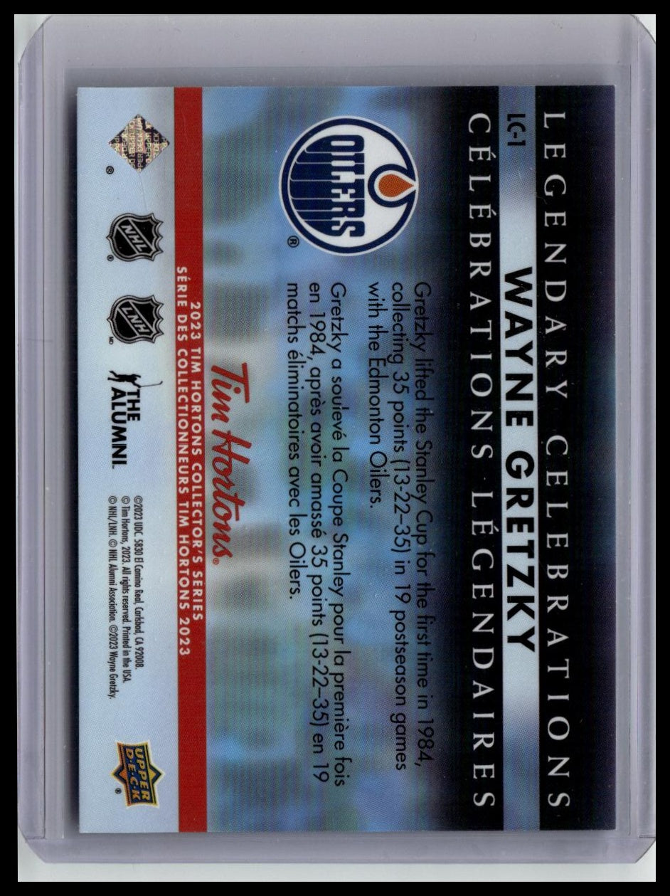 2023 Upper Deck Tim Hortons Legends #LC-1 Wayne Gretzky Legendary Celebrations