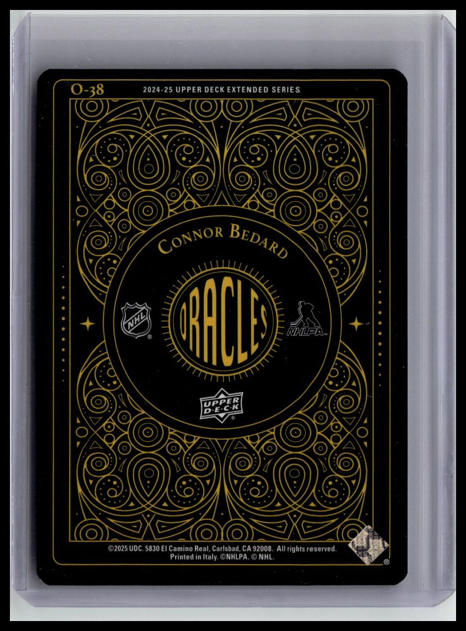 2024-25 Upper Deck #O-38 Connor Bedard Oracles